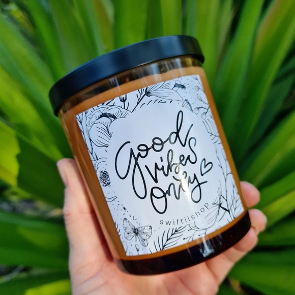 Candles By The Moonlight Other - NEW Handpoured Amber Glass Jar Candle 300g